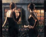 Fabian Perez Cenisientas of the Night II painting